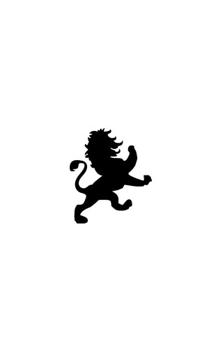 Sticker lion baroque 2