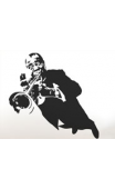 Sticker trompettiste jazz