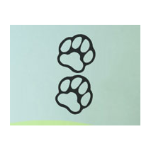 Sticker pattes de chien 1