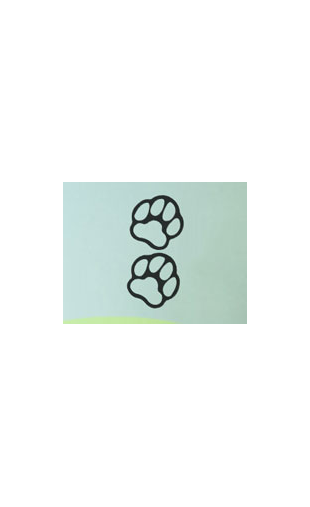 Sticker pattes de chien