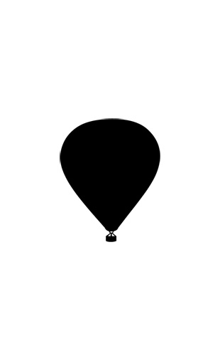 Sticker Ballon montgolfiere
