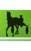 Sticker cheval trotteur