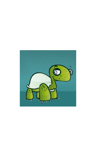 Sticker tortue garçon