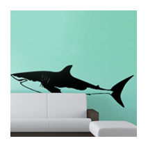 Sticker Requin Blanc