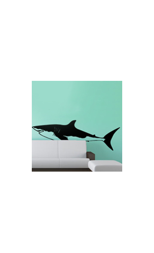 Sticker Requin Blanc