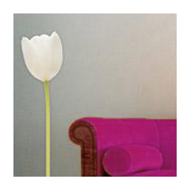 Sticker tulipe blanche