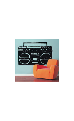 Sticker ghettoblaster