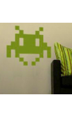 Sticker space invader
