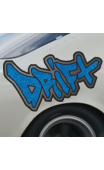 Sticker voiture Drift bleu