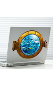 Stickers hublot aquarium