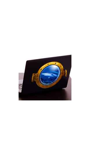 Sticker hublot requin