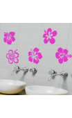 Stickers Fleurs Hibiscus