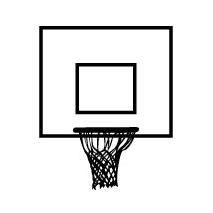 Sticker Panier de Basket