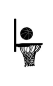 Sticker Panier de Basket