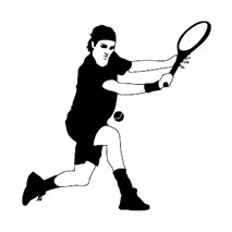 sticker Roger Tennis