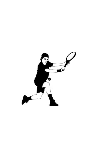 sticker Roger Tennis