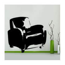 Sticker Fauteuil Club