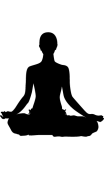Sticker yoga méditation