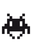 Sticker space invader 4