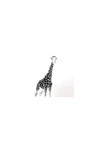 Sticker girafe