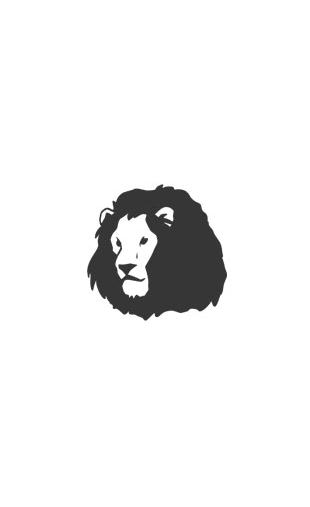 Sticker lion