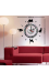 Sticker horloge cat world