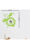 Sticker horloge lemon clock