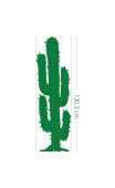 Sticker velour cactus