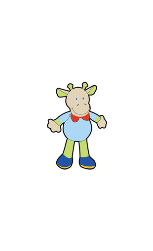 Sticker vache personnage