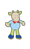 Sticker vache personnage