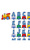 Kit Sticker train alphabet