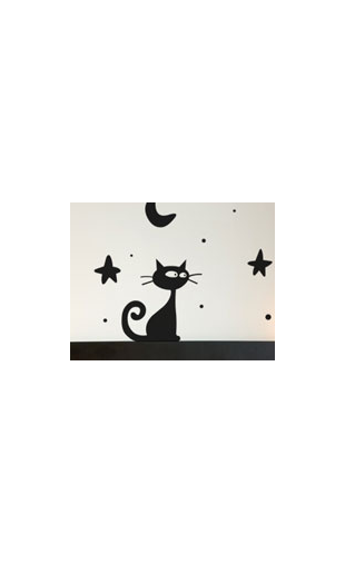 Sticker "tous les chats sont gris..."