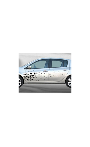 Sticker voiture Taches design