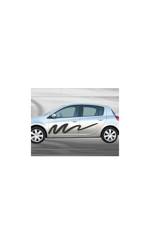 Sticker voiture Trait de peinture