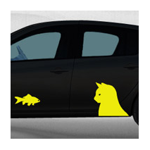 Stickers voiture Duel