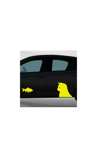 Stickers voiture Duel