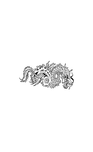 Sticker voiture Dragon1