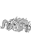 Sticker voiture Dragon1