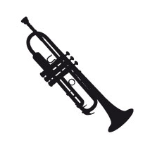 Sticker Trompette Jazz