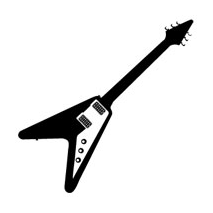 Sticker Guitare Rock'n'roll