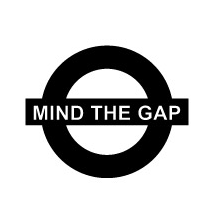 Sticker Mind The Gap