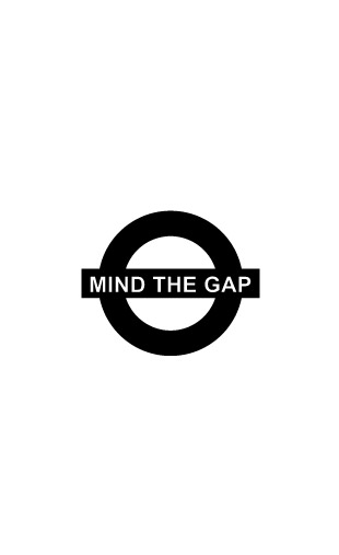 Sticker Mind The Gap