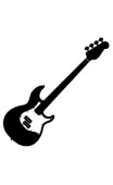 Sticker guitare basse