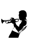 Sticker Jazz Trompette