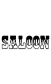 Sticker "SALOON"