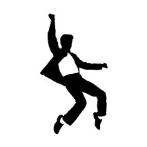 Sticker Elvis danse