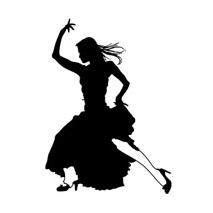 Sticker danse flamenco