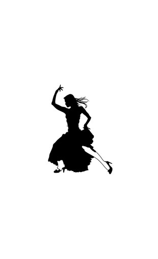 Sticker danse flamenco