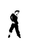 sticker danseuse