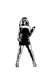 Sticker chanteuse